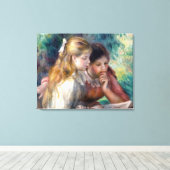 Pierre-Auguste Renoir - The Reading Leinwanddruck (Insitu (Holzboden))