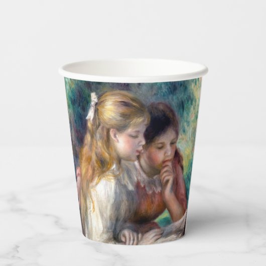 Pierre-Auguste Renoir - The Reading Pappbecher (Rückseite)