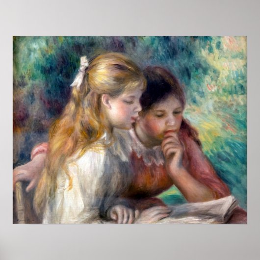 Pierre-Auguste Renoir - The Reading Poster (Vorne)