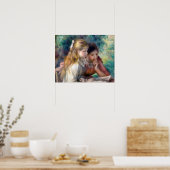 Pierre-Auguste Renoir - The Reading Poster (Küche)