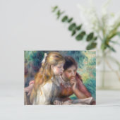 Pierre-Auguste Renoir - The Reading Postkarte (Stehend Vorderseite)