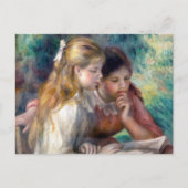 Pierre-Auguste Renoir - The Reading Postkarte (Vorderseite)