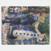 Pierre-Auguste Renoir - The Swing Fleecedecke (Vorderseite (Horizontal))