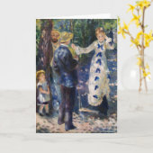Pierre-Auguste Renoir - The Swing Karte (Gelbe Blume)