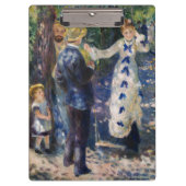 Pierre-Auguste Renoir - The Swing Klemmbrett (Vorderseite)
