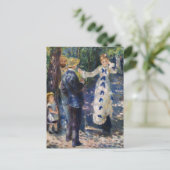 Pierre-Auguste Renoir - The Swing Postkarte (Stehend Vorderseite)