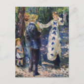 Pierre-Auguste Renoir - The Swing Postkarte (Vorderseite)