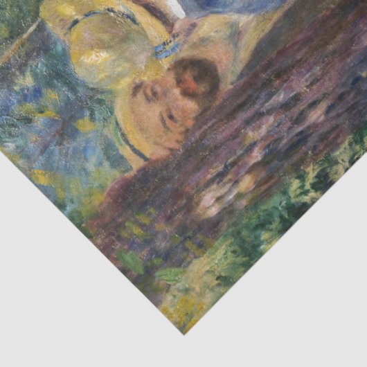 Pierre-Auguste Renoir - The Swing Seidenpapier (Detail)