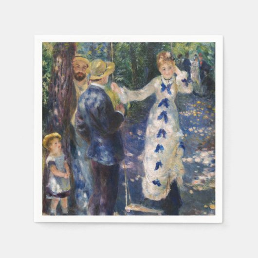 Pierre-Auguste Renoir - The Swing Serviette (Vorderseite)