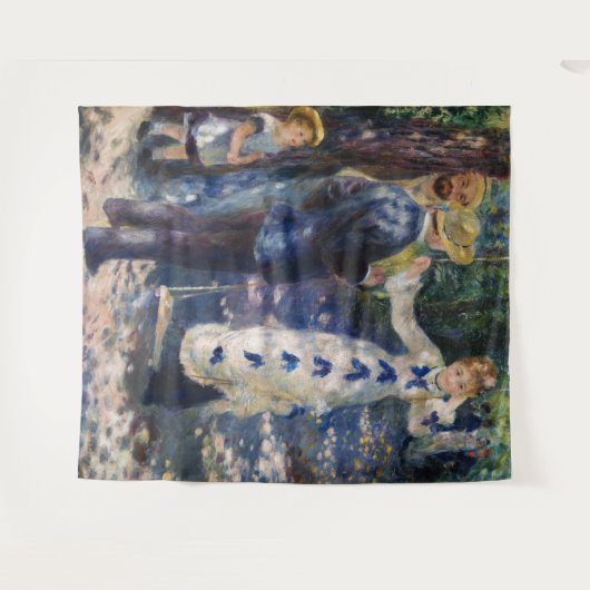 Pierre-Auguste Renoir - The Swing Wandteppich (Vorderseite (Horizontal))