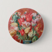 Pierre-Auguste Renoir - Tulip Bouquet Button (Vorderseite)
