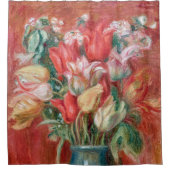Pierre-Auguste Renoir - Tulip Bouquet Duschvorhang (Vorderseite)