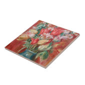 Pierre-Auguste Renoir - Tulip Bouquet Fliese (Seite)