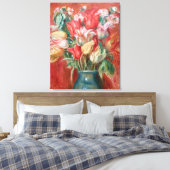 Pierre-Auguste Renoir - Tulip Bouquet Leinwanddruck (Insitu (Schlafzimmer))