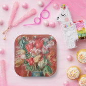 Pierre-Auguste Renoir - Tulip Bouquet Pappteller (Party)