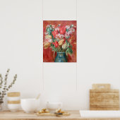 Pierre-Auguste Renoir - Tulip Bouquet Poster (Küche)