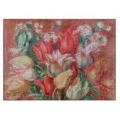 Pierre-Auguste Renoir - Tulip Bouquet Schneidebrett (Vorderseite)