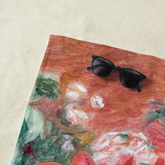 Pierre-Auguste Renoir - Tulip Bouquet Strandtuch (Beispiel)