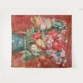 Pierre-Auguste Renoir - Tulip Bouquet Wandteppich (Vorderseite (Horizontal))