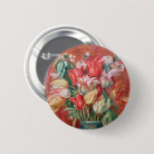 Pierre-Auguste Renoir - Tulpenstrauß Button (Vorne & Hinten)