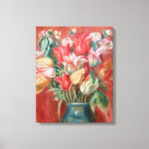 Pierre-Auguste Renoir - Tulpenstrauß Leinwanddruck