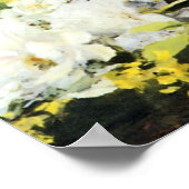 Pierre-Auguste Renoir, Vase der Blume Poster (Ecke)