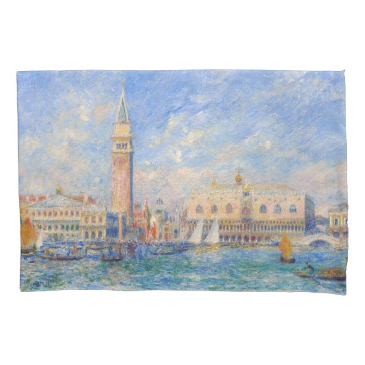 Pierre-Auguste Renoir - Venedig, der Dogenpalast Kissenbezug (Vorderseite)