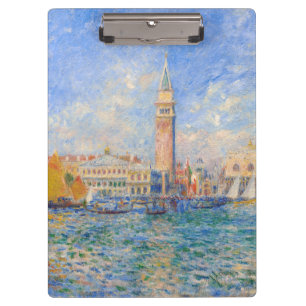 Pierre-Auguste Renoir - Venedig, der Dogenpalast Klemmbrett