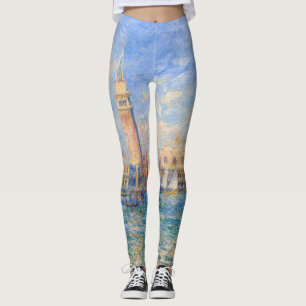 Pierre-Auguste Renoir - Venedig, der Dogenpalast Leggings