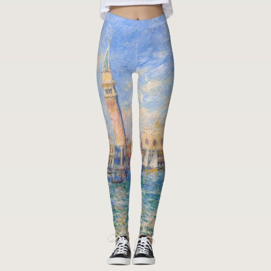 Pierre-Auguste Renoir - Venedig, der Dogenpalast Leggings (Vorderseite)