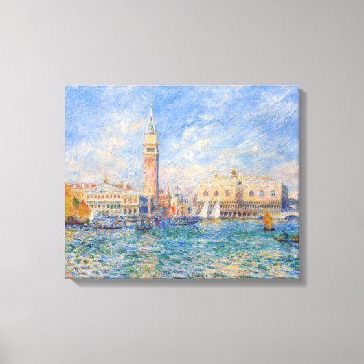 Pierre-Auguste Renoir - Venedig, der Dogenpalast Leinwanddruck (Vorderseite)