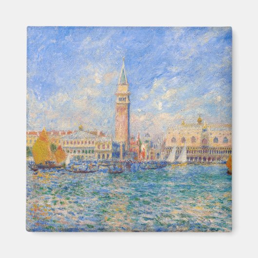 Pierre-Auguste Renoir - Venedig, der Dogenpalast Magnet (Vorne)