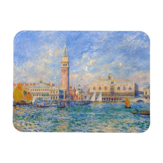 Pierre-Auguste Renoir - Venedig, der Dogenpalast Magnet (Horizontal)