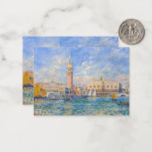 Pierre-Auguste Renoir - Venedig, der Dogenpalast Mitteilungskarte (Vorderseite/Rückseite Beispiel)