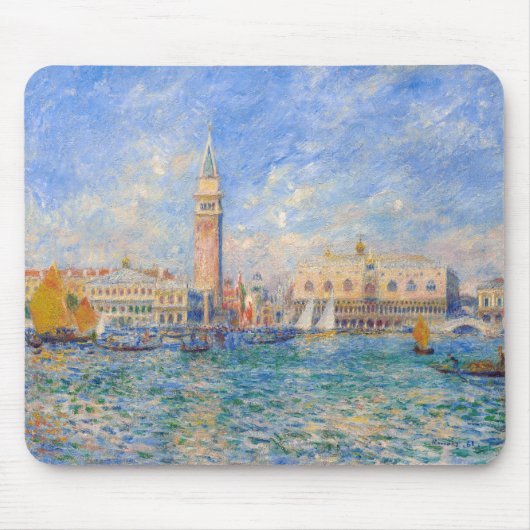 Pierre-Auguste Renoir - Venedig, der Dogenpalast Mousepad (Vorne)