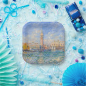 Pierre-Auguste Renoir - Venedig, der Dogenpalast Pappteller (Party)