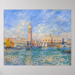 Pierre-Auguste Renoir - Venedig, der Dogenpalast Poster