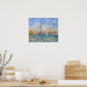 Pierre-Auguste Renoir - Venedig, der Dogenpalast Poster (Küche)