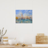 Pierre-Auguste Renoir - Venedig, der Dogenpalast Poster (Küche)