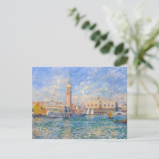 Pierre-Auguste Renoir - Venedig, der Dogenpalast Postkarte (Stehend Vorderseite)