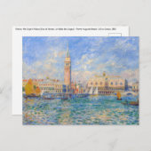 Pierre-Auguste Renoir - Venedig, der Dogenpalast Postkarte (Vorne/Hinten)