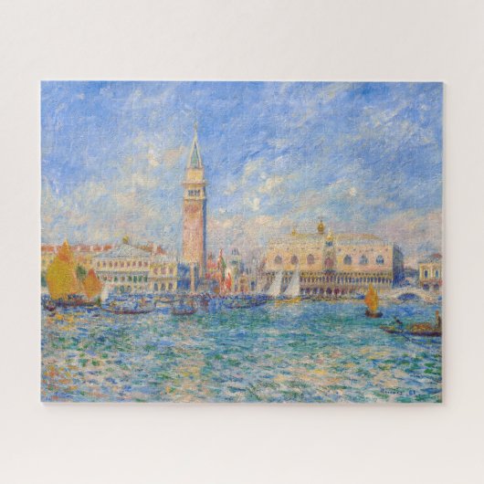 Pierre-Auguste Renoir - Venedig, der Dogenpalast Puzzle (Horizontal)