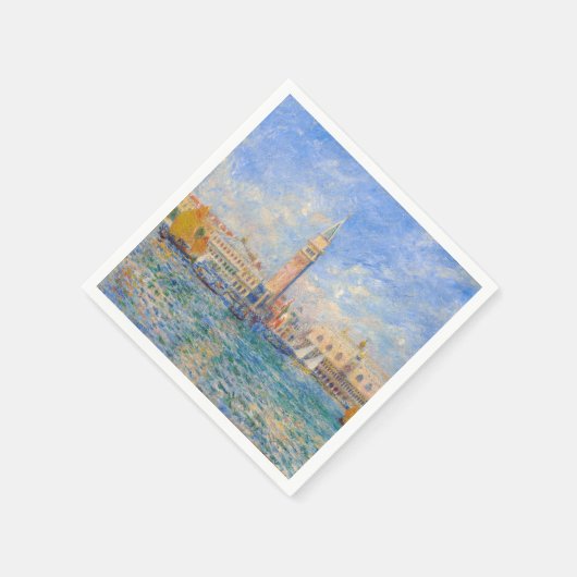 Pierre-Auguste Renoir - Venedig, der Dogenpalast Serviette (Ecke)