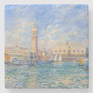 Pierre-Auguste Renoir - Venedig, der Dogenpalast Steinuntersetzer