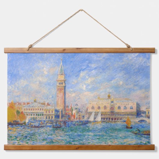 Pierre-Auguste Renoir - Venedig, der Dogenpalast Wandteppich Mit Holzrahmen (Vorne)