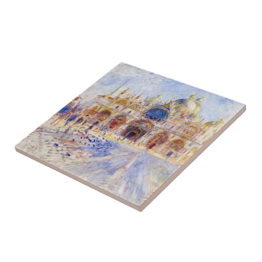 Pierre-Auguste Renoir - Venedig, Piazza San Marco Fliese (Seite)