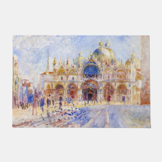 Pierre-Auguste Renoir - Venedig, Piazza San Marco Fußmatte (Vorderseite)