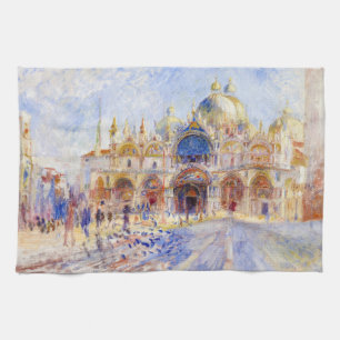 Pierre-Auguste Renoir - Venedig, Piazza San Marco Geschirrtuch