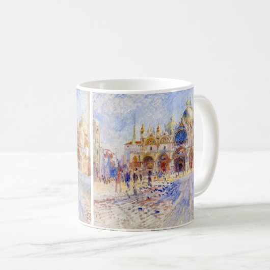 Pierre-Auguste Renoir - Venedig, Piazza San Marco Kaffeetasse (VorderseiteRechts)