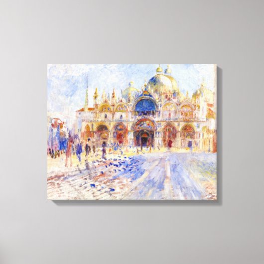Pierre-Auguste Renoir - Venedig, Piazza San Marco Leinwanddruck (Vorderseite)